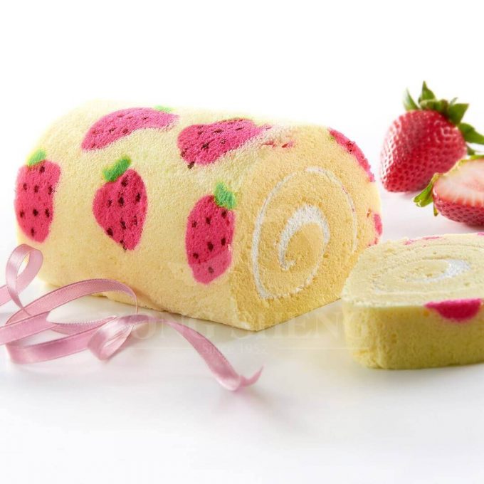 YS-Strawberry Fresh Cream Swiss Roll